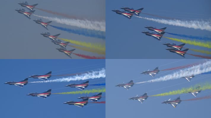 超稳定：2022中国航展 歼10战斗机飞行表演