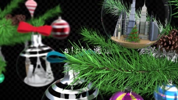 圣诞树雪人飞机带通道 圣诞树雪人飞机带通道