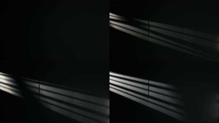 墙壁上掠过的光影