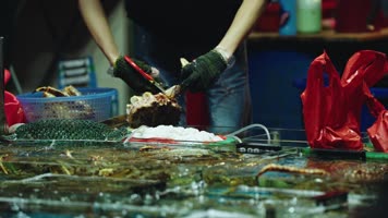 福建厦门海鲜市场城中村烟火气菜市场复苏