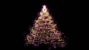【原创带通道】粒子圣诞树