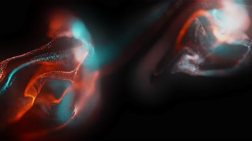 彩色霓虹粒子背景