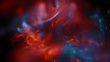 彩色霓虹粒子背景