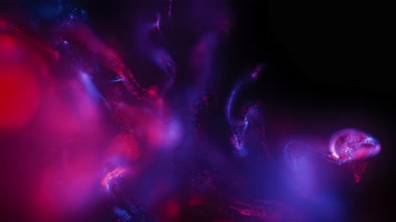 彩色霓虹粒子背景