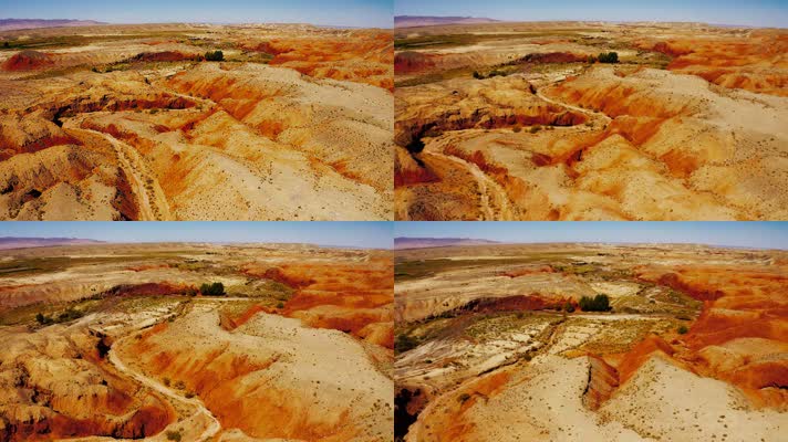 甘肃_V1-0166七彩的戈壁荒漠