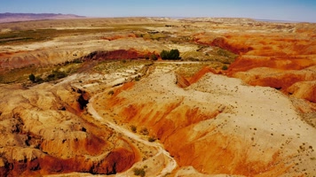 甘肃_V1-0166七彩的戈壁荒漠