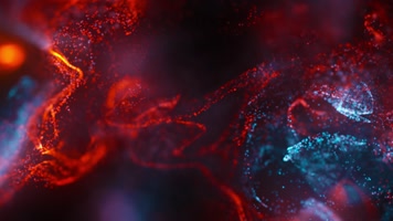 彩色霓虹粒子背景