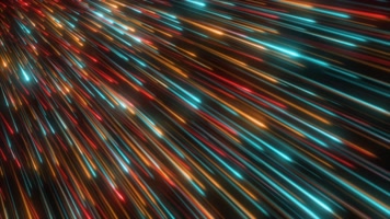 vj素材 彩色粒子光束 粒子雨