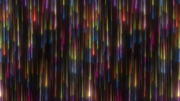 vj素材 彩色粒子雨 彩色光束