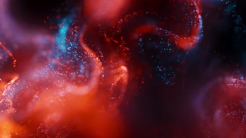 彩色霓虹粒子背景