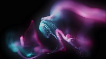 彩色霓虹粒子背景