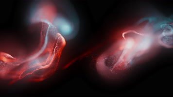 彩色霓虹粒子背景