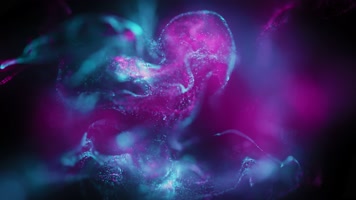 彩色霓虹粒子背景