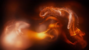 彩色霓虹粒子背景