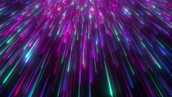 粒子雨 彩色粒子光束