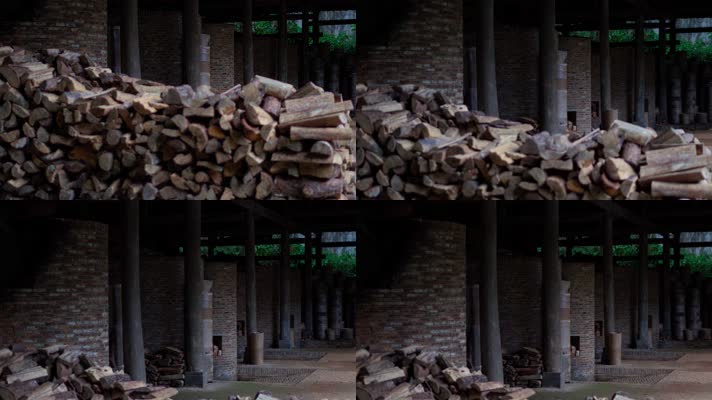 景德镇_V1-0358陶瓷烧制用的木材