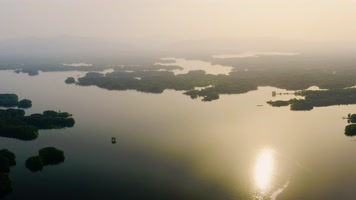 大别山_V1-0086夕阳下的南湾湖