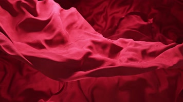 红色丝绸飘动背景