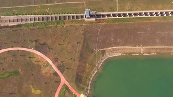 4K航拍桂平南木江副坝风光H
