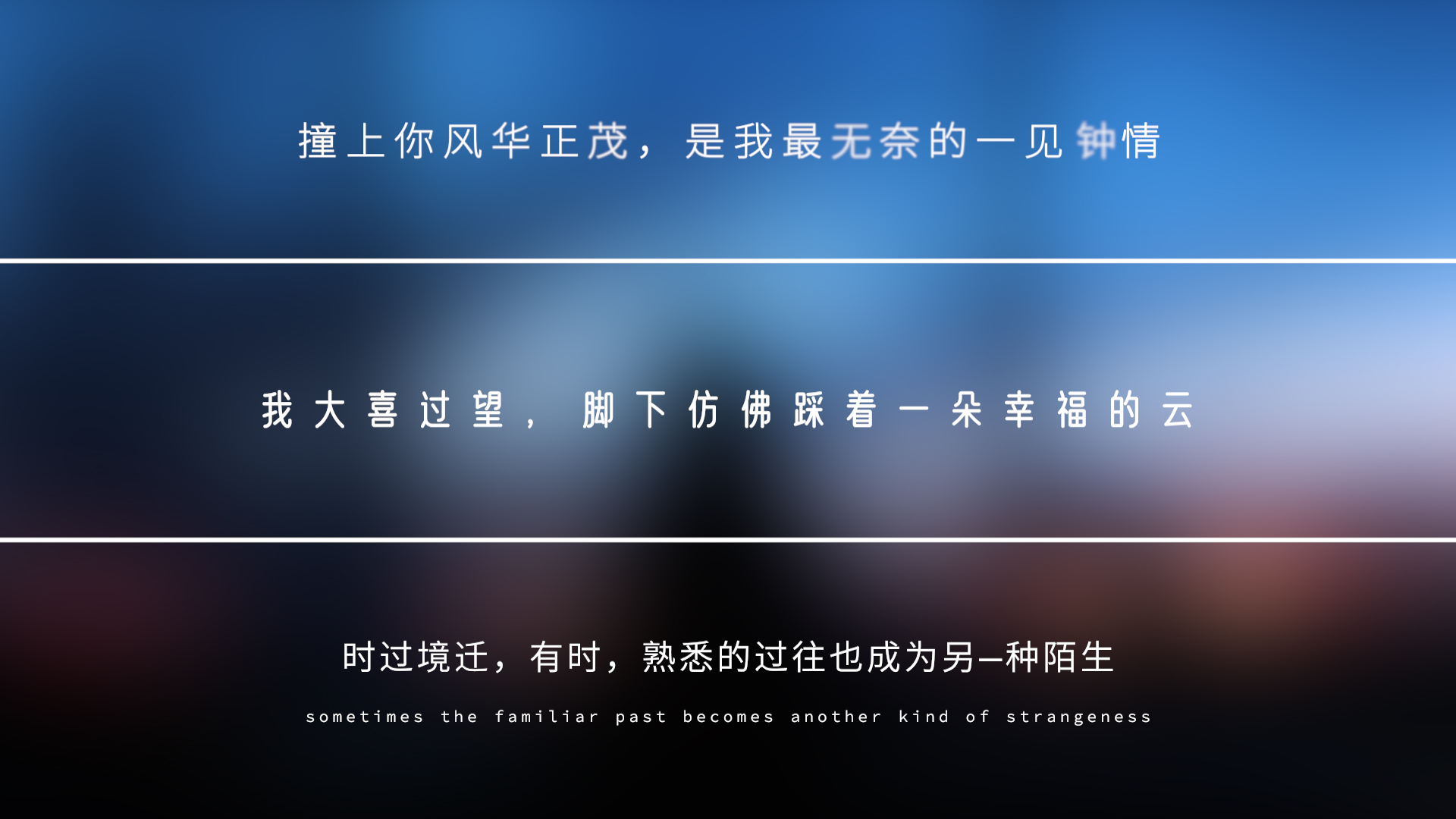 【无插件】微电影字幕PR模板