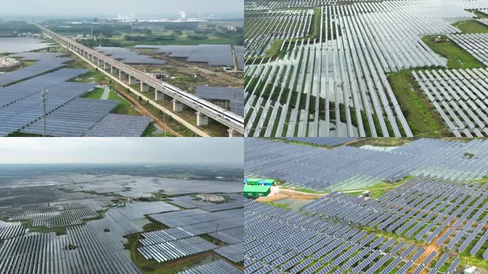 4K航拍桂平光伏