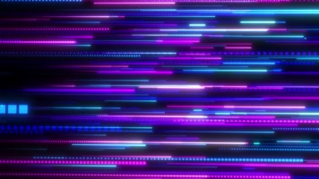 动态霓虹粒子光线