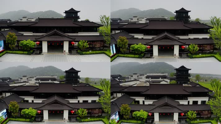 DJI_0164浙江绍兴嵊州越剧小镇4K航拍