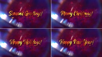 4款节日贺卡片头