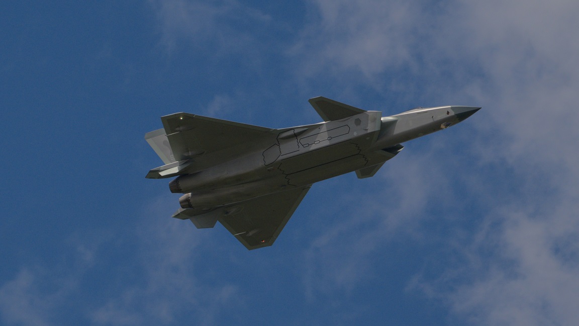 超稳定：2022空军开放日歼20战斗机