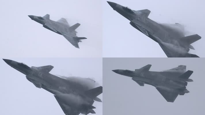 超稳定：中国航展歼-20战斗机
