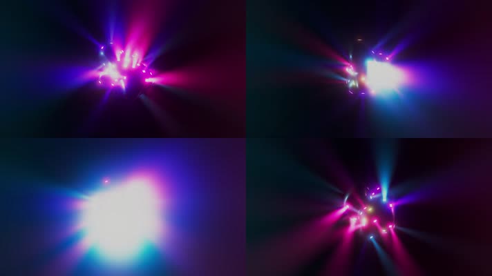 迪厅舞厅旋转的灯球