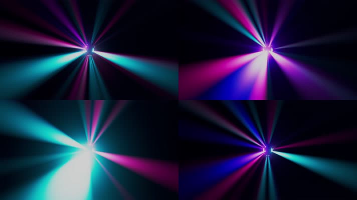 迪厅舞厅旋转的灯球