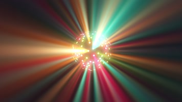 迪厅舞厅旋转的灯球