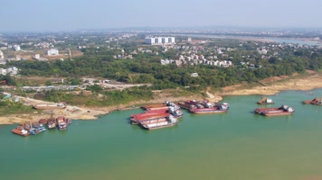 4K航拍桂平大藤峡风光