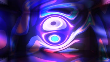 抽象彩色波浪图案