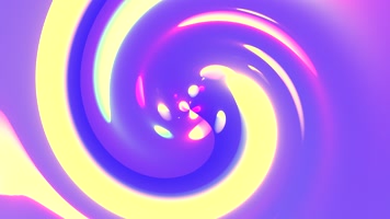 色彩斑斓的流体漩涡