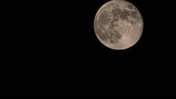 4K超清晰月球延时