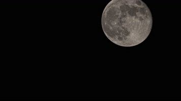 4K超清晰月球延时摄影