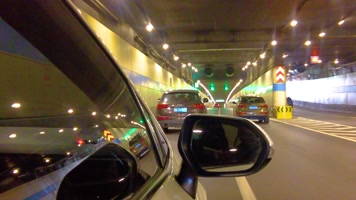 汽车在隧道里行驶视频素材40