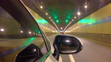 汽车在隧道里行驶视频素材40