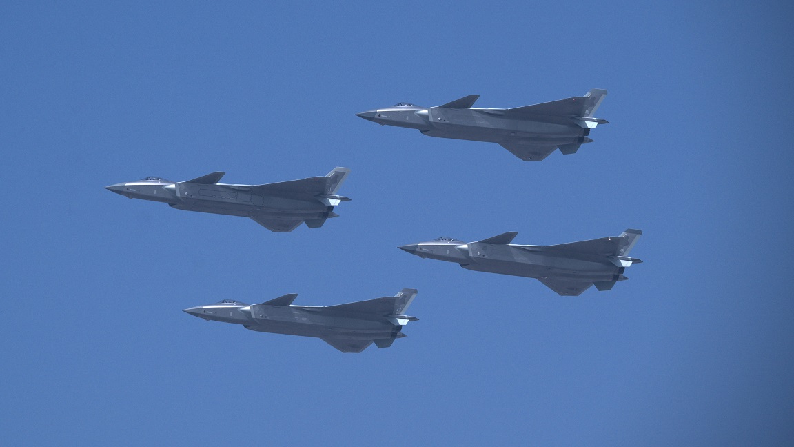 4K超稳：中国航展歼-20战斗机飞行表演