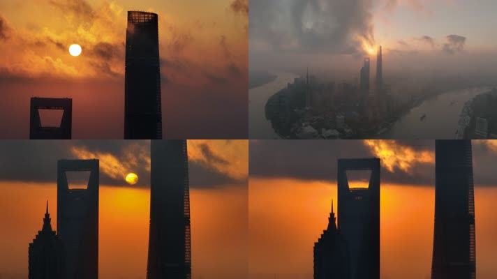 【合集】上海视频素材2【合集】上海地标外滩陆家嘴