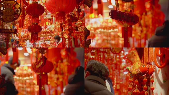 2023兔年春节新年购物年货4K