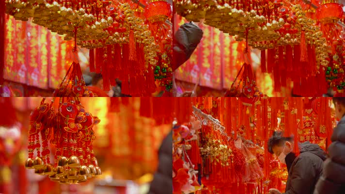 2023兔年春节新年购物年货4K