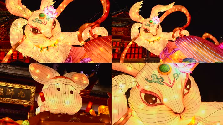 上海豫园春节花灯4K