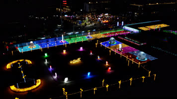 夜景灯光秀花灯