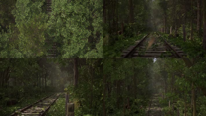【4K】森林铁路