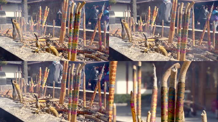 上海奉贤东海观音寺烧香拜佛4K