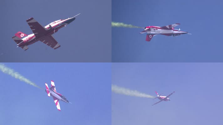 4K超稳：中国航展空军红鹰飞行表演队