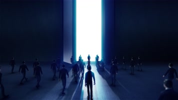 群体商务成功人士地产大门打开